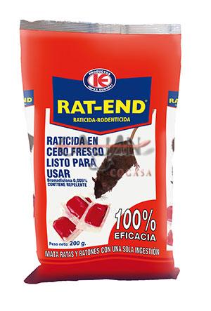 BROMADIOLONA CEBO FRESCO RAT-END 150 GR 