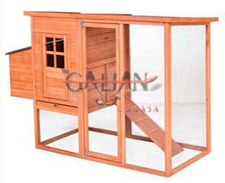 CASETA GALLINA MADERA M. LYON 198*75*103