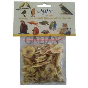 GOLOSINA ROEDORES PLATANO GALIAN 100 GR 