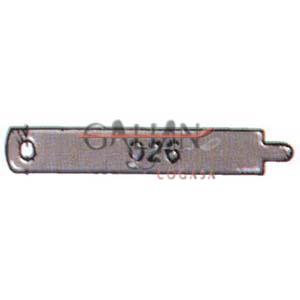 ANILLA FAISAN PLANA  ALUMINIO 4CM NUM   