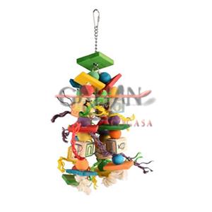 COLGANTE LORO RAINBOW GIO MULTI 38 CM   