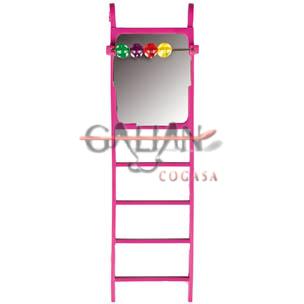 ESCALERA PLASTICO CON ESPEJO            