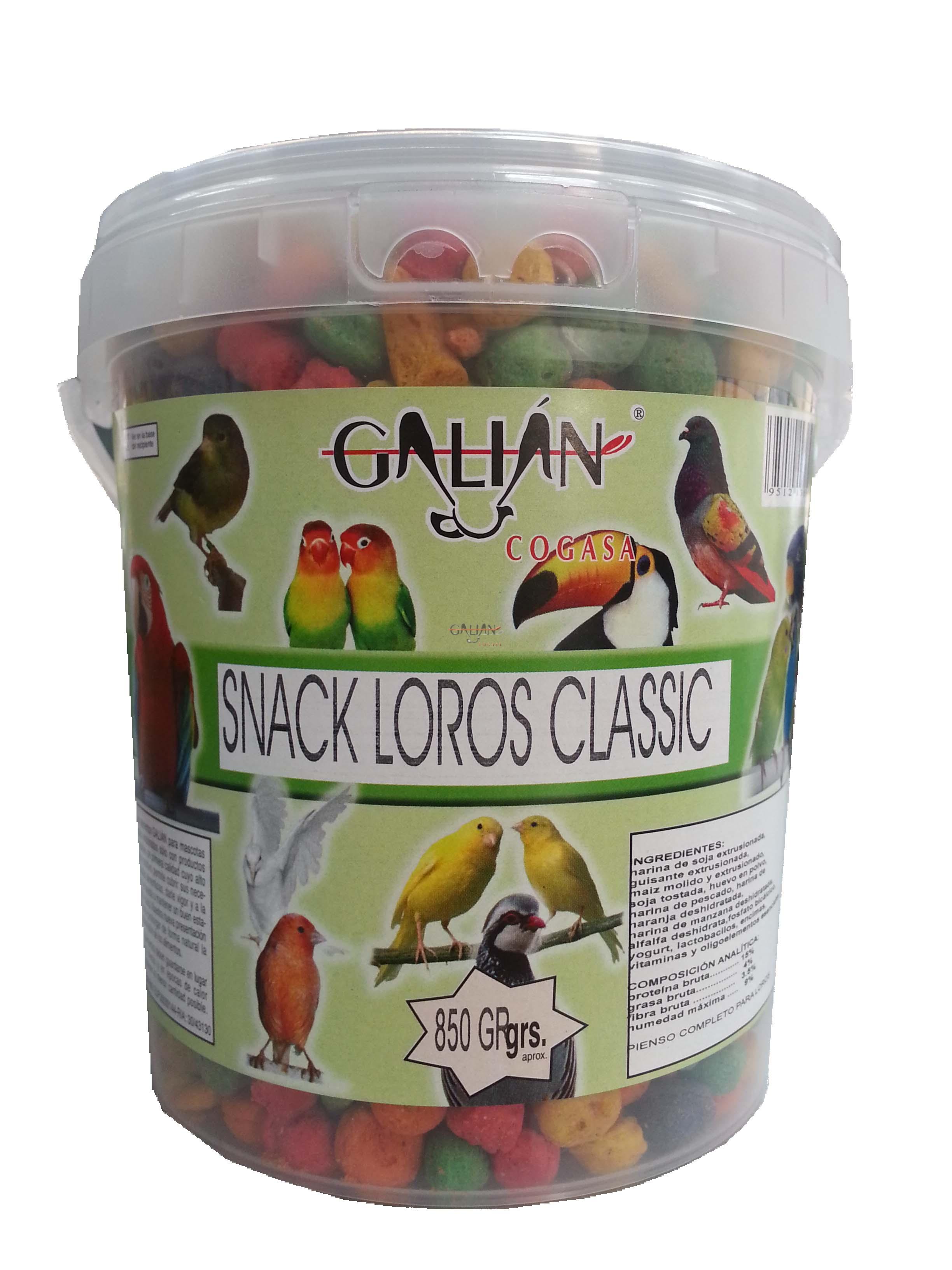 SNACK LOROS GALIAN CLASSIC 620 GR CUBO  