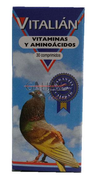 VITALIAN VIT. Y AA. PALOMAS 30 COMP     