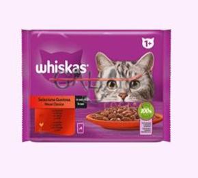 WHISKAS CORE SEL. CARNES GUSTOSA 13*4*85