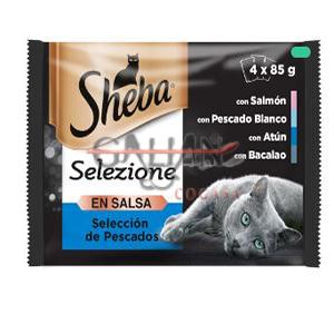 SHEBA CUISINE SELECCION DE PESCADO 4*85G