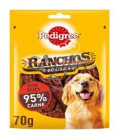 PEDIGREE RANCHOS CUBES BUEY 70 GR       