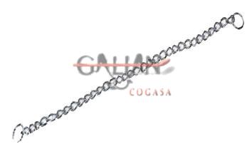 COLLAR CADENA 50CM-2.5MM ESTRANGULADOR  