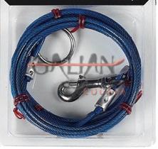 CABLE ACERO AMARRE 5 MT AZUL            