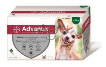 ADVANTIX PERROS 0-4 KG  PIPETA (0.4ml)  