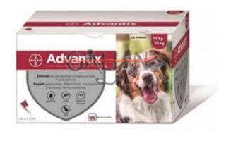 ADVANTIX PERROS 10-25 KG PIPETA (2.5ML) 